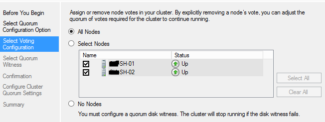 Windows 服务器故障转移集群的仲裁 Windows 服务器故障转移集群的仲裁