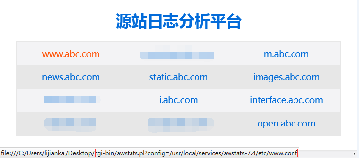 多主机多站点情景下 AWStats 日志分析 多主机多站点情景下 AWStats 日志分析