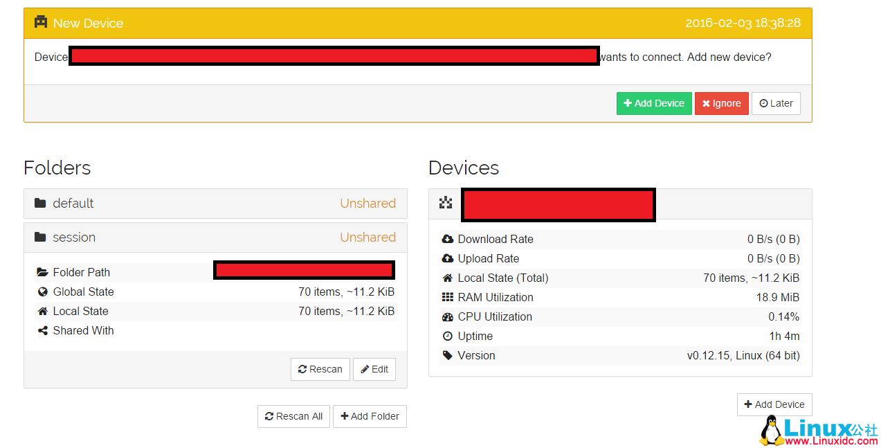 使用 syncthing 进行双机文件同步 使用 syncthing 进行双机文件同步