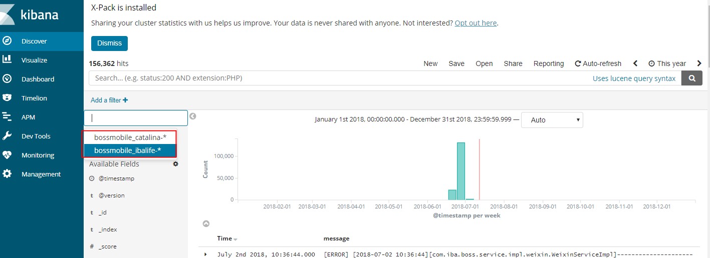 Docker 搭建 ELK 收集并展示 Tomcat 日志 Docker 搭建 ELK 收集并展示 Tomcat 日志
