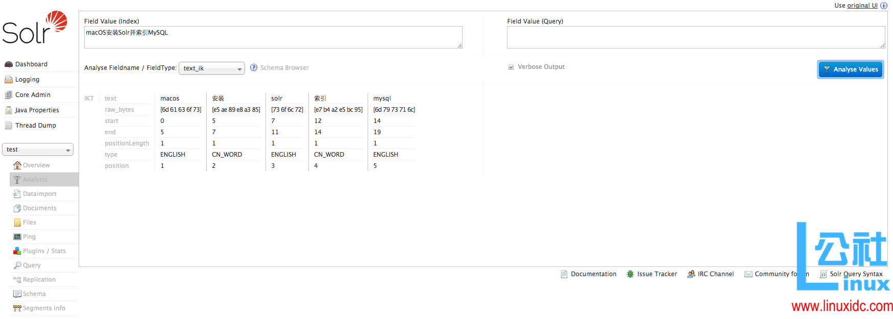 macOS 安装 Solr 并索引 MySQL macOS 安装 Solr 并索引 MySQL