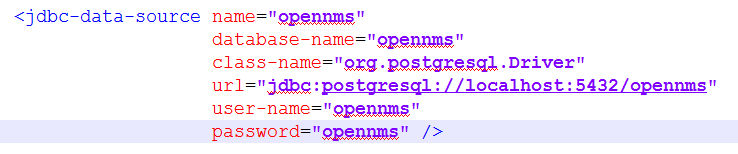 OpenNMS 分离数据库 OpenNMS 分离数据库