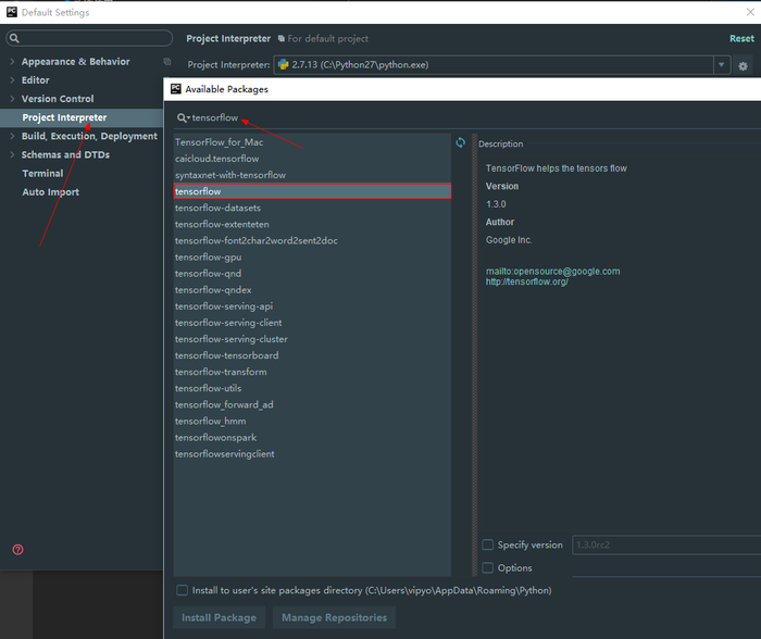 Tensorflow 开发环境配置及其基本概念 Tensorflow 开发环境配置及其基本概念