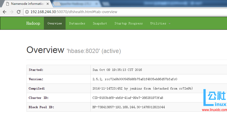 HBase 的伪分布式安装 HBase 的伪分布式安装