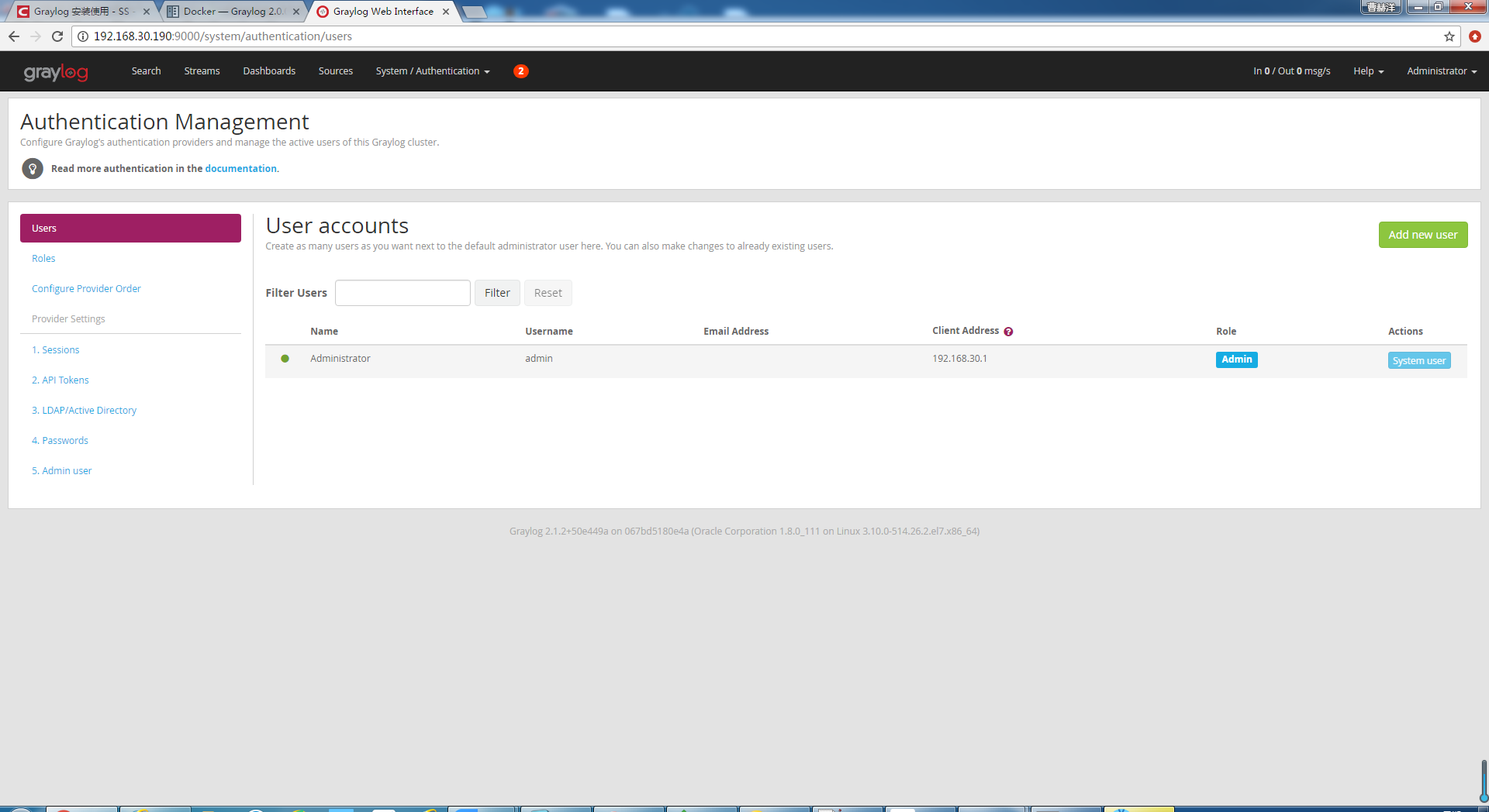 CentOS 7.3 下 Graylog2 安装配置 CentOS 7.3 下 Graylog2 安装配置