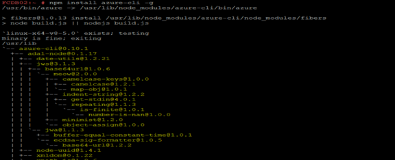Linux 上使用 Azure CLI 来管理 Azure Linux 上使用 Azure CLI 来管理 Azure
