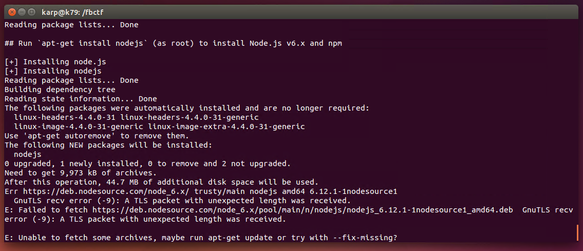Ubuntu 14.04 LTS 下安装搭建 FBctf 平台 Ubuntu 14.04 LTS 下安装搭建 FBctf 平台