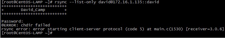 CentOS 6.3 下 rsync 服务器的安装与配置