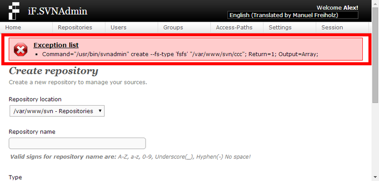 CentOS6.5 安装 SVN & 可视化管理工具 iF.SVNAdmin CentOS6.5 安装 SVN & 可视化管理工具 iF.SVNAdmin