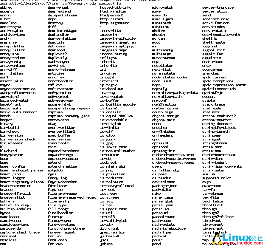 Ubuntu14.04 下 Node.js + npm + bower 的安装、调试和部署