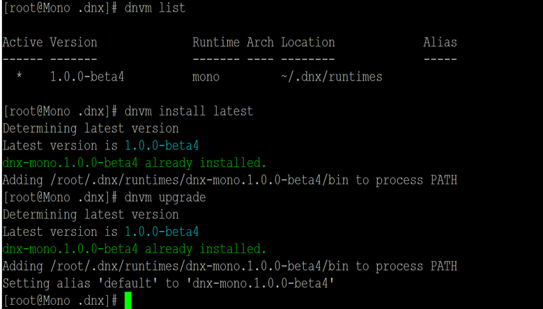 理解 ASP.NET 5 运行时命令:DNVM, DNX, 和 DNU 理解 ASP.NET 5 运行时命令:DNVM, DNX, 和 DNU