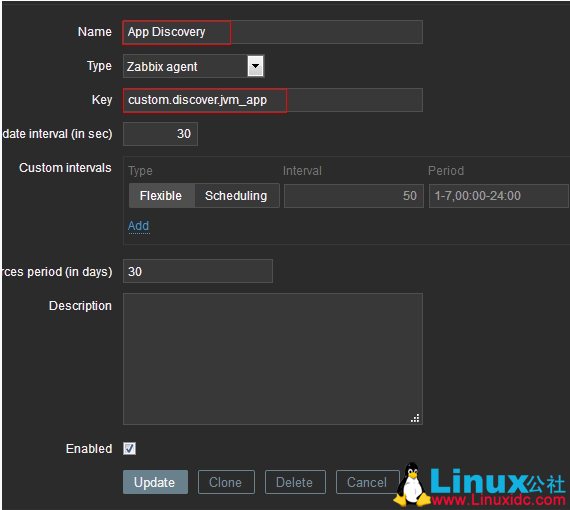 添加 Zabbix 自动发现(监控多 Tomcat 实例) 添加 Zabbix 自动发现(监控多 Tomcat 实例)