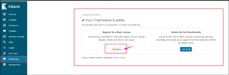 kibana6.2.4 版本更新 x -pack 认证 kibana6.2.4 版本更新 x -pack 认证