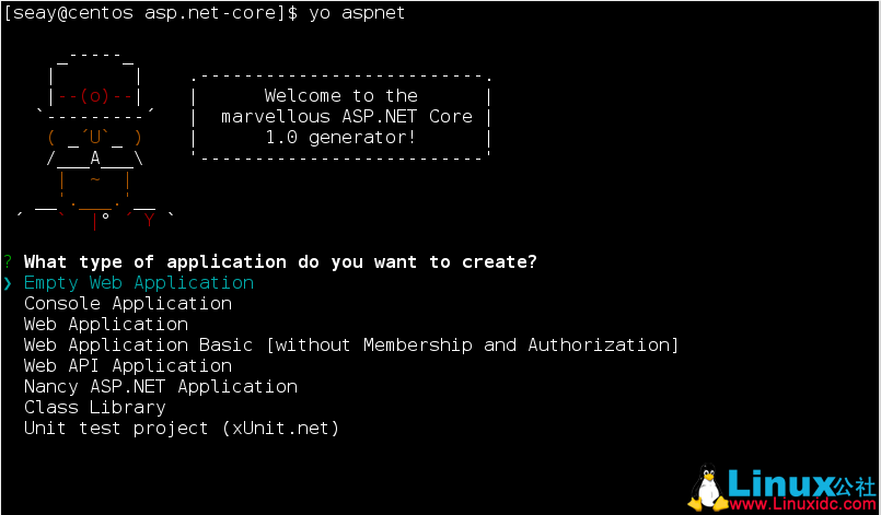 新建 asp.net 项目
