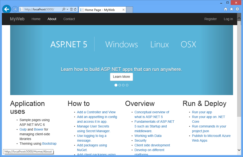 使用 VS Code 开发 ASP.NET Core 应用程序