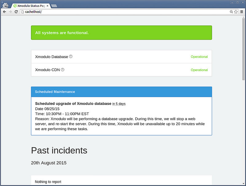 如何使用 Cachet 部署自承载系统状态页面 如何使用 Cachet 部署自承载系统状态页面