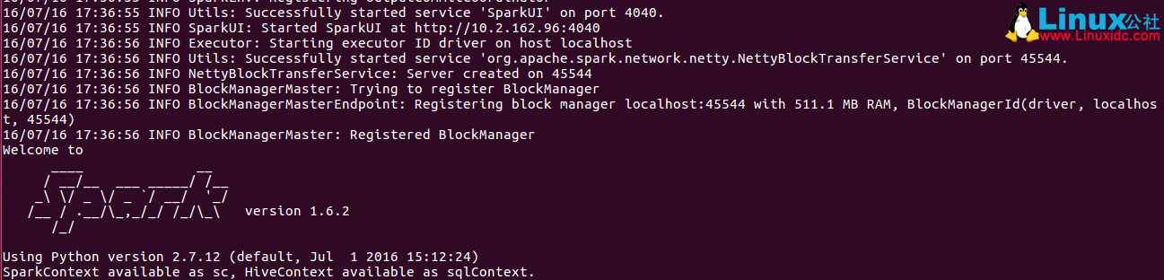 Ubuntu 16.04 安装 Hadoop2.6+Spark1.6+ 开发实例 Ubuntu 16.04 安装 Hadoop2.6+Spark1.6+ 开发实例