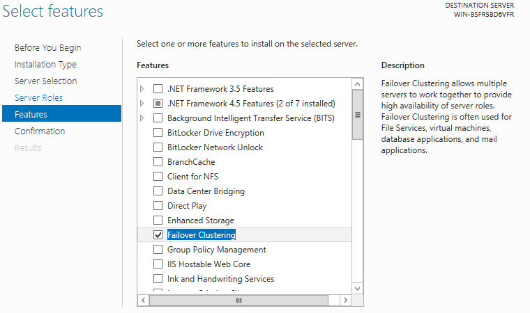 部署 AlwaysOn 第一步:搭建 Windows 服务器故障转移集群 部署 AlwaysOn 第一步:搭建 Windows 服务器故障转移集群
