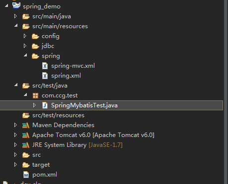 Spring MVC + Mybatis 中使用 junit