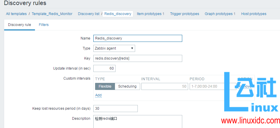 Zabbix 自动发现 Redis 端口并监控 Redis 性能