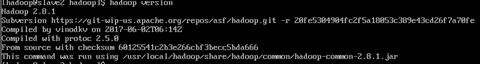 CentOS 7.3 下 Hadoop2.8 分布式集群安装与测试 CentOS 7.3 下 Hadoop2.8 分布式集群安装与测试