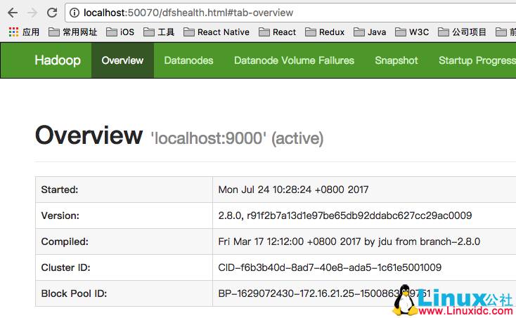 Mac 下 Hadoop-2.8.0 开发环境搭建 Mac 下 Hadoop-2.8.0 开发环境搭建
