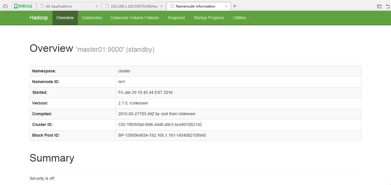 Hadoop HA(高可用)环境的搭建 Hadoop HA(高可用)环境的搭建