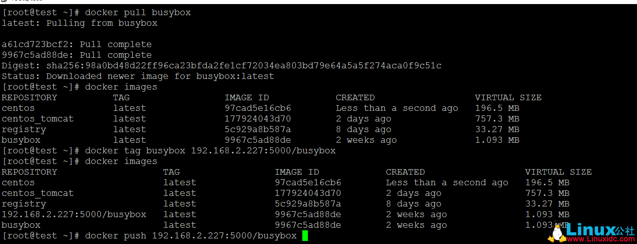 Docker 搭建私有仓库 Docker 搭建私有仓库