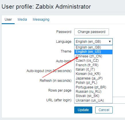 Zabbix-web 的中文显示及其乱码问题解决方法