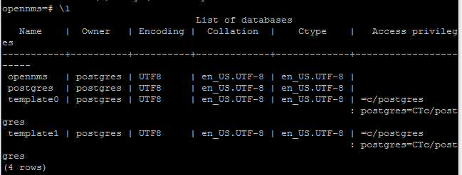 OpenNMS 分离数据库 OpenNMS 分离数据库