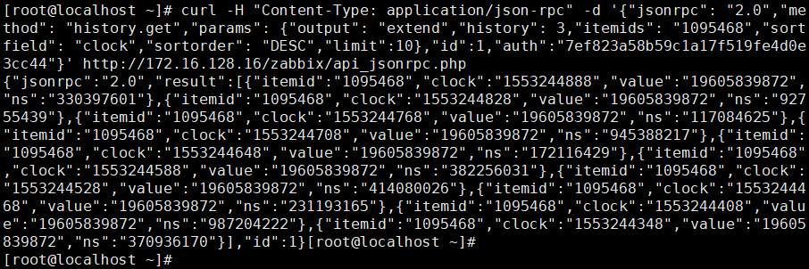 Zabbix 调用 api 检索方法 Zabbix 调用 api 检索方法