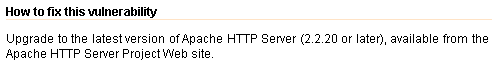 Apache 漏洞修复 Apache 漏洞修复