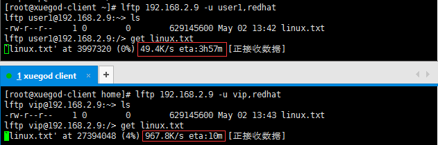 Linux 下实现 ftp 普通账号和 vip 账号限速 Linux 下实现 ftp 普通账号和 vip 账号限速