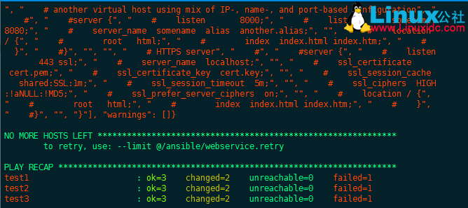 Ansible 自动化安装 Nginx Ansible 自动化安装 Nginx
