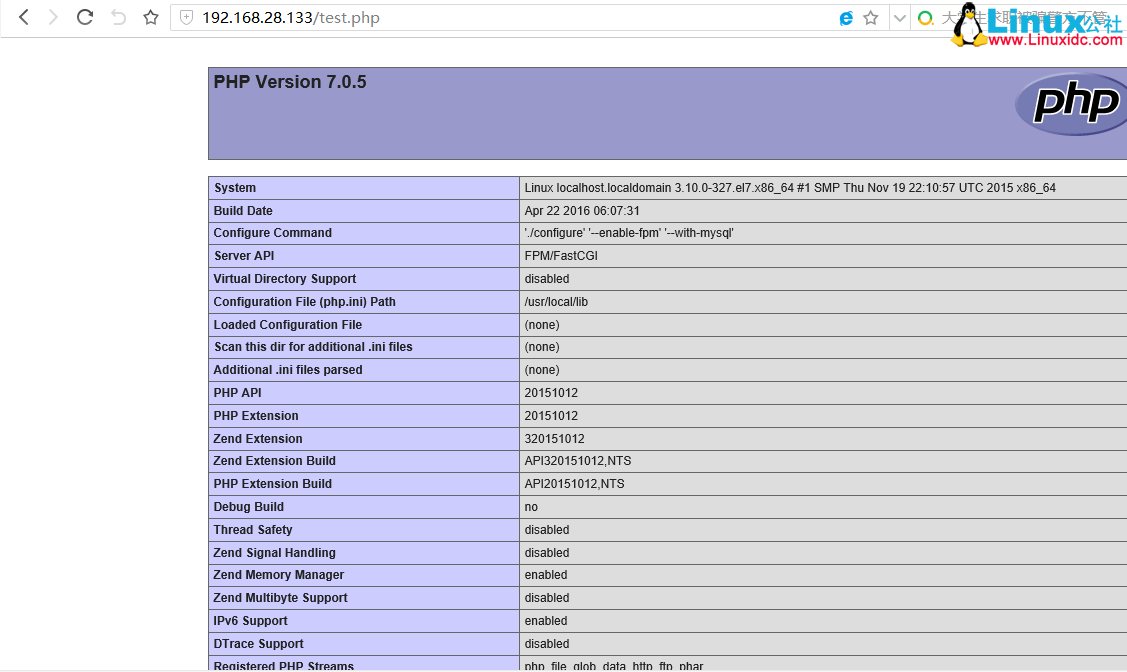 Linux 下安装 PHP 环境并配置 Nginx 支持 php-fpm 模块 Linux 下安装 PHP 环境并配置 Nginx 支持 php-fpm 模块