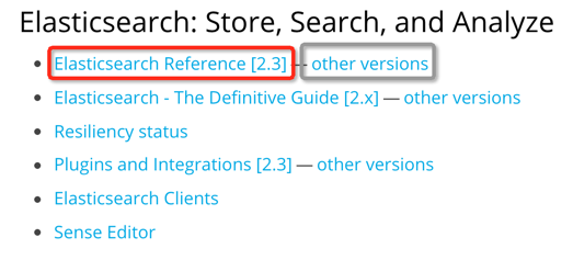 Elasticsearch1.7 升级到 2.3 实践总结 Elasticsearch1.7 升级到 2.3 实践总结