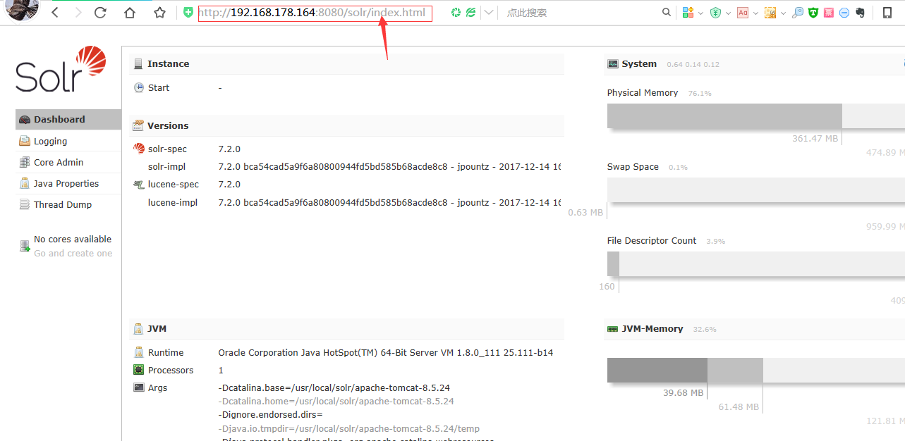 Linux 下 Solr 7.2 安装配置 Linux 下 Solr 7.2 安装配置