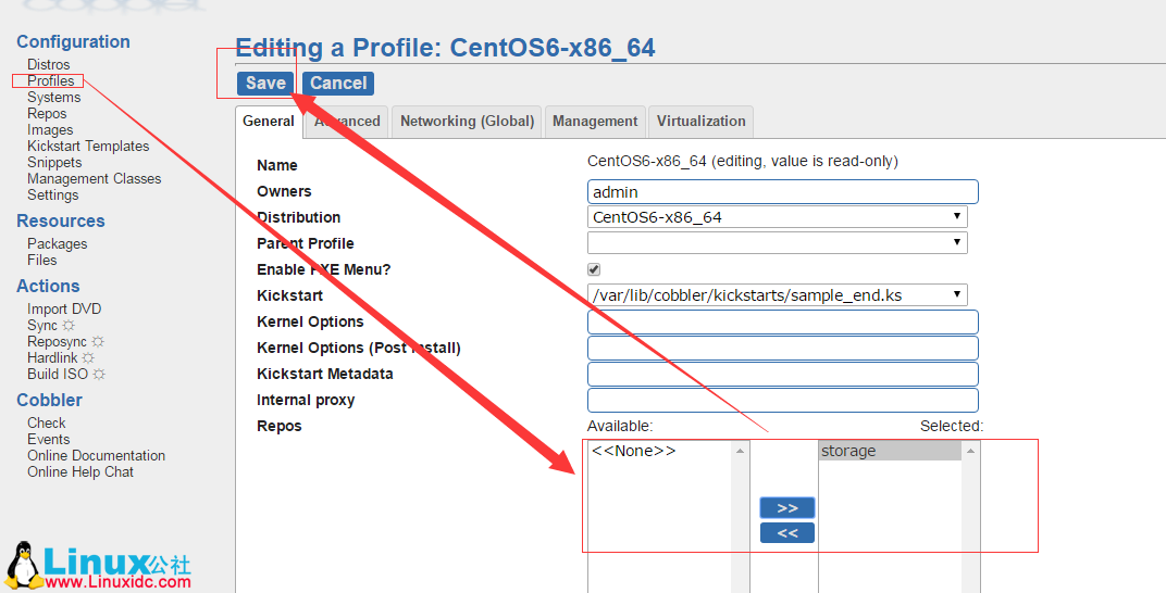 Cobbler 无人值守安装详解 Cobbler 无人值守安装详解