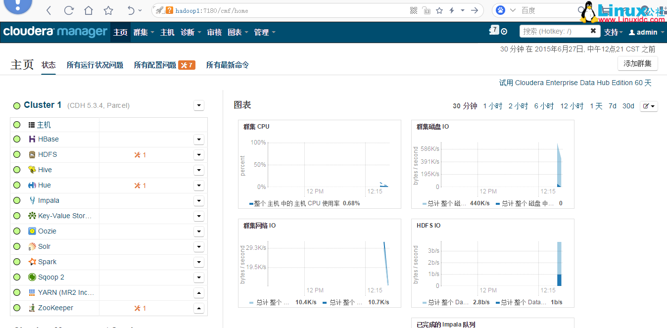 Cloudera Manager5.3.4 与 CDH5.3.4 离线安装详解 Cloudera Manager5.3.4 与 CDH5.3.4 离线安装详解