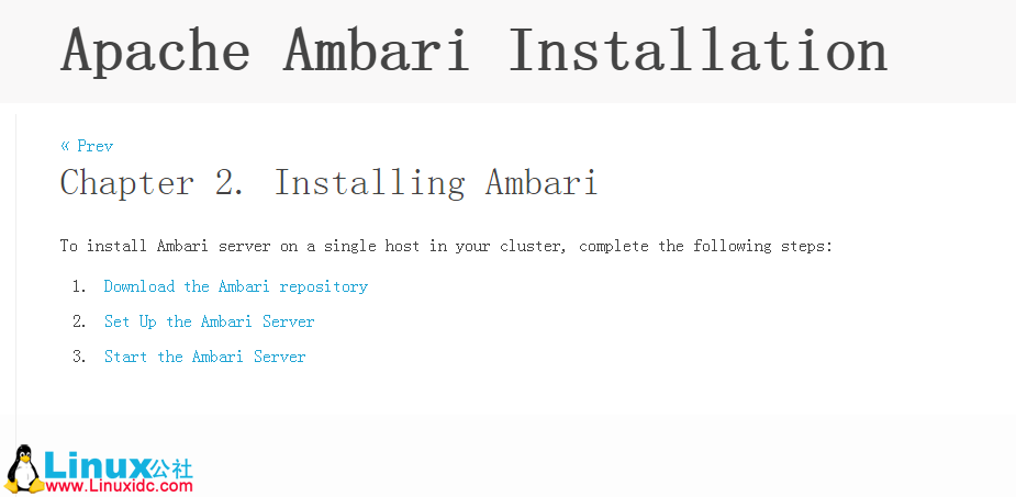 Ambari 与 HDP 安装指南 Ambari 与 HDP 安装指南