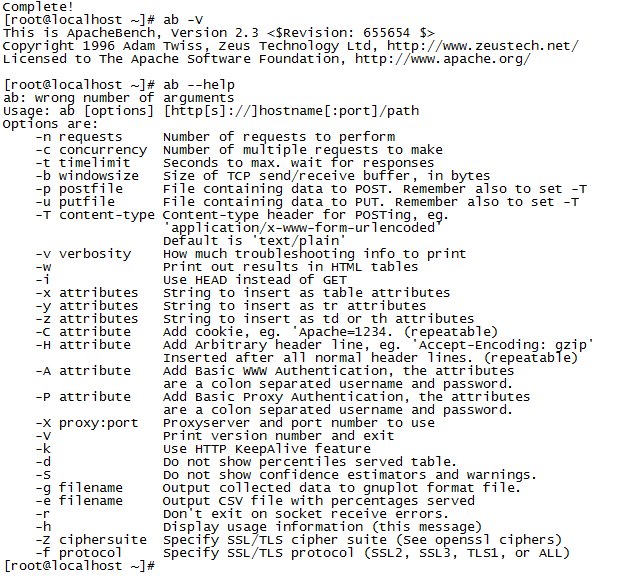 Apache 性能测试工具 ab 安装使用 Apache 性能测试工具 ab 安装使用