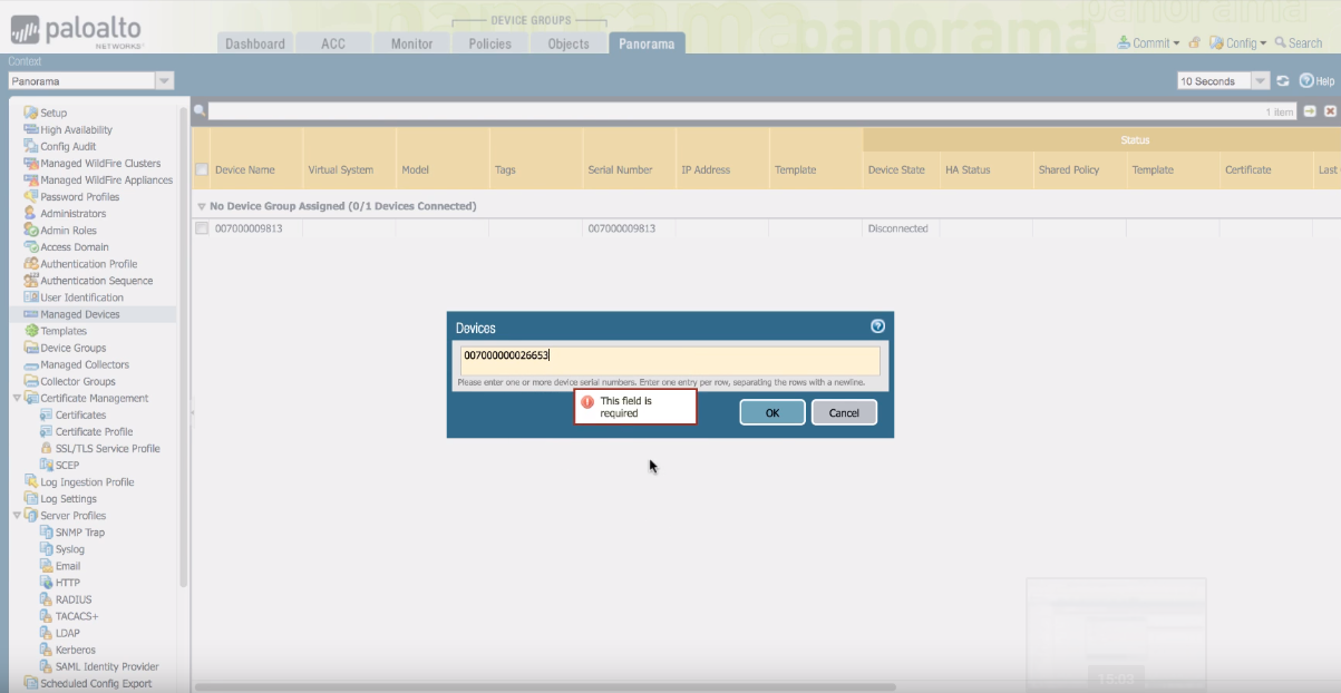 迁移 PaloAlto HA 高可用防火墙到 Panorama 迁移 PaloAlto HA 高可用防火墙到 Panorama