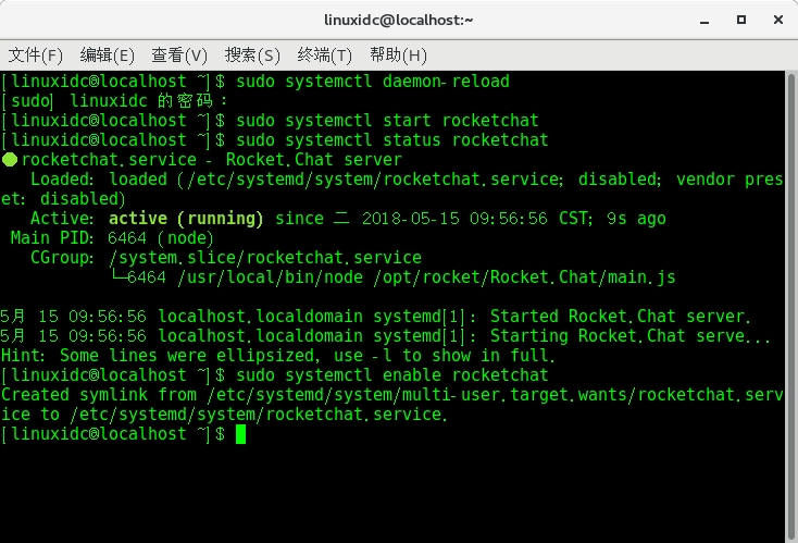 如何在 CentOS 7 上部署 Rocket.Chat 如何在 CentOS 7 上部署 Rocket.Chat