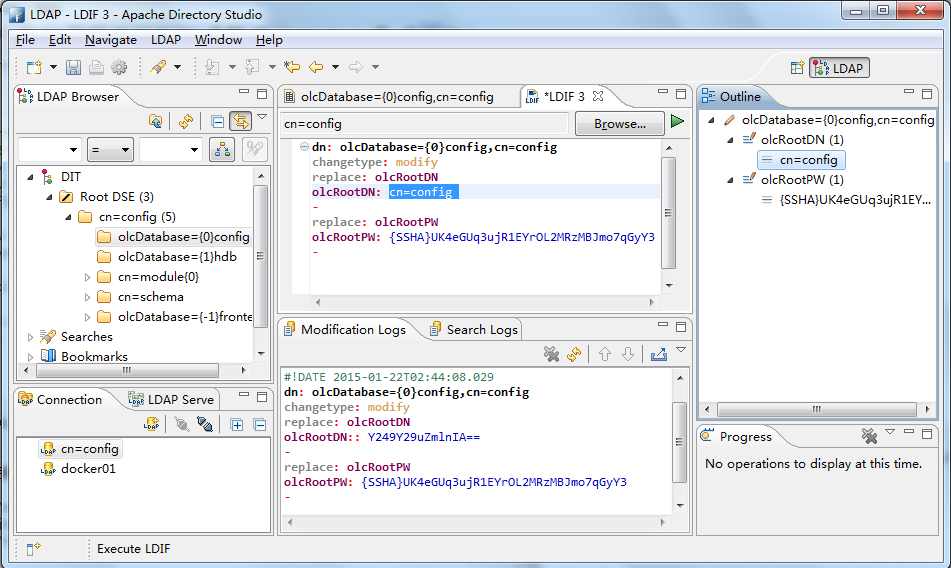 LDIF 修改 LDAP 记录或配置示例 LDIF 修改 LDAP 记录或配置示例