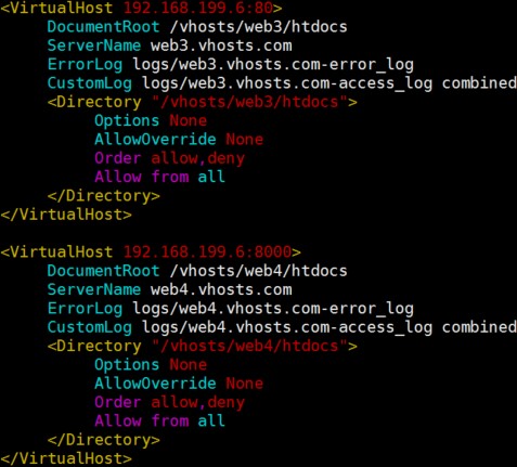 CentOS 6.9 配置 httpd-2.2.x 虚拟主机的三种方式