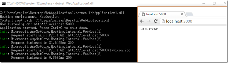 将 ASP.NET Core 应用程序部署至生产环境中（CentOS7）