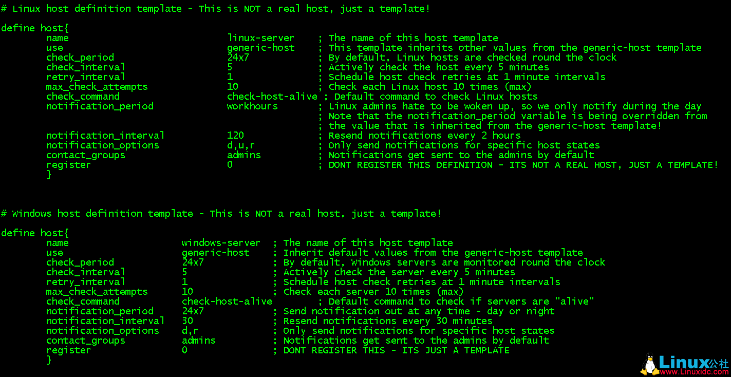 Nagios 监控系统主机与服务配置 Nagios 监控系统主机与服务配置