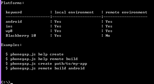 PhoneGap3+ 版本的安装、配置和使用 PhoneGap3+ 版本的安装、配置和使用