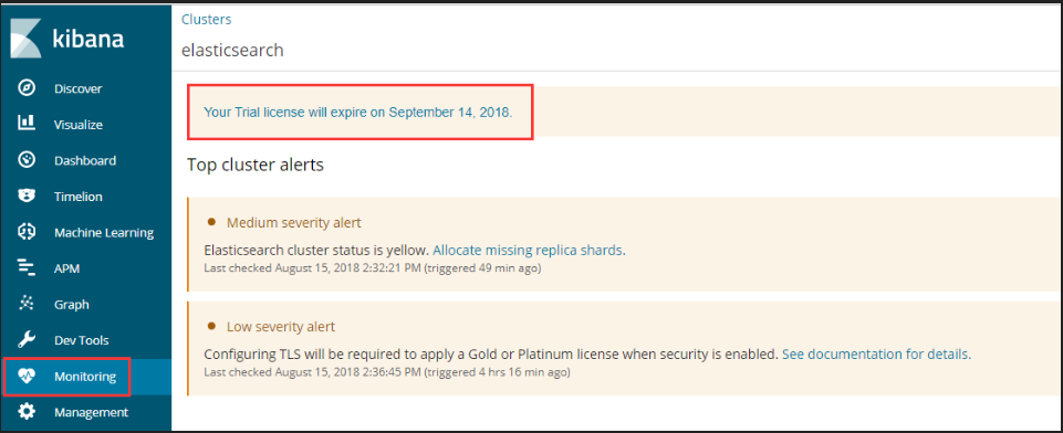 CentOS 7 单机部署 ELK+x-pack 及问题解决