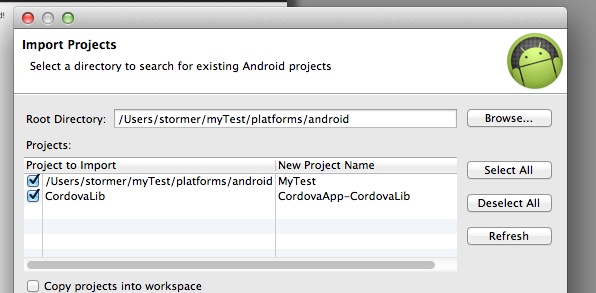 PhoneGap 3+ 在 Mac OS 下的安装配置(for Android)